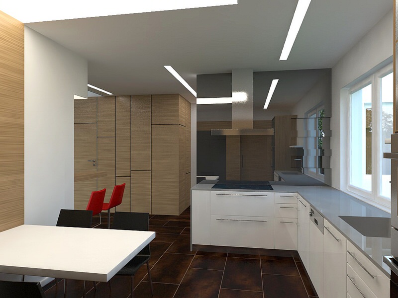 Koncepcióterv konyhai lámpára.